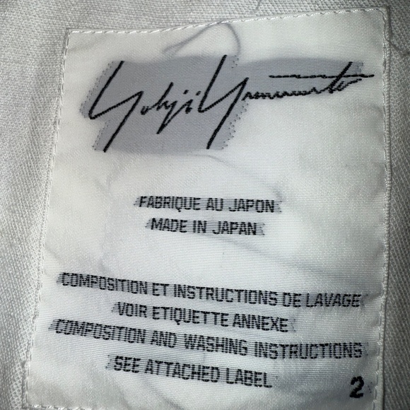 Yohji Yamamoto White Asymmetrical Button-Down Dress (Size 2) - Picture 16 of 16